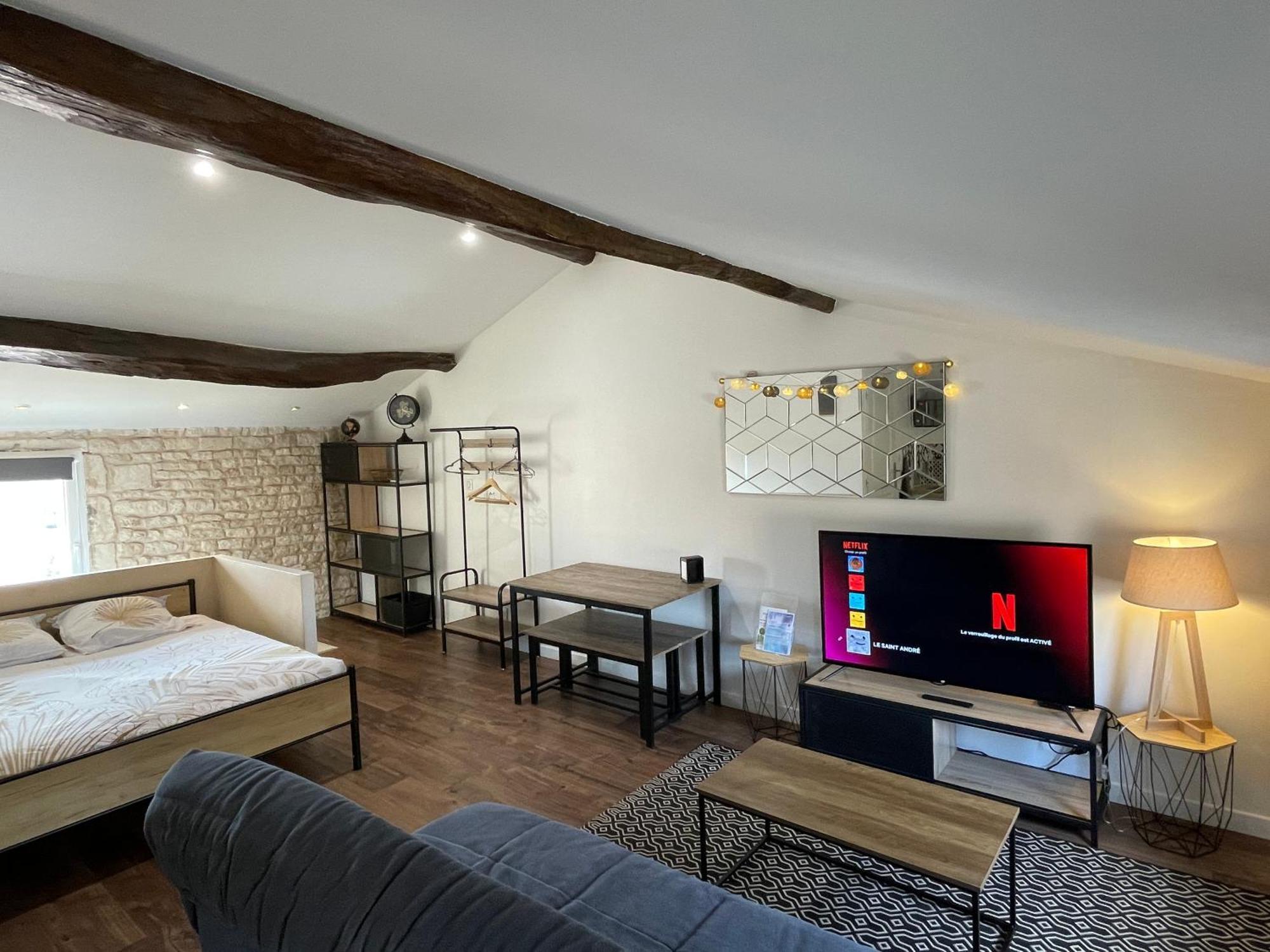 Chez Jean-Yves Et Zoe - Le Saint Andre - Au Calme, Tres Propre, Proche Parkings, Clim Apartment Ниор Екстериор снимка